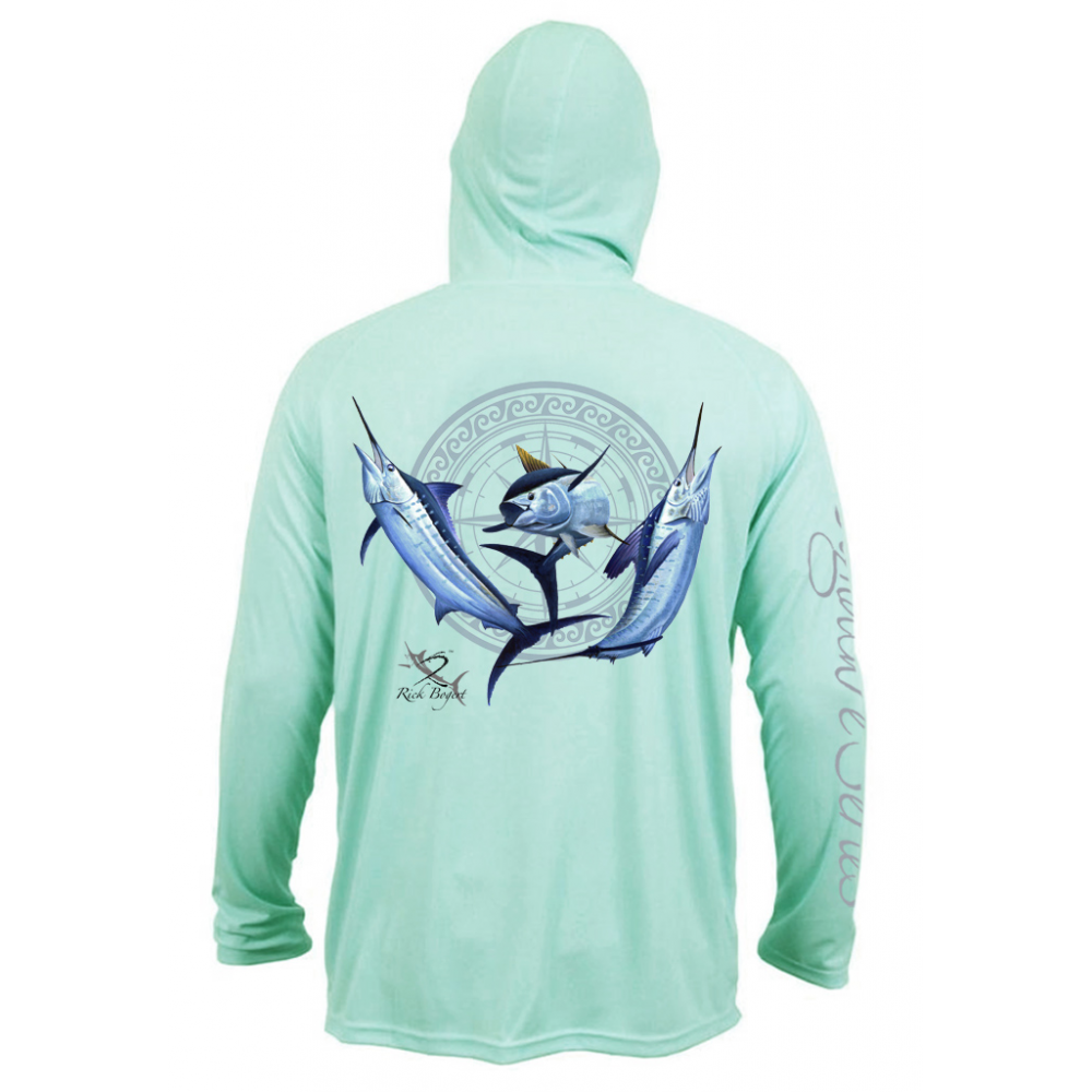 Performance Fishing Hoodie - Offshore - Sea Frost
