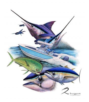 Center Console Marlin Tuna "Flyers"